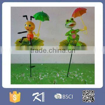 Xiamen plastic decoration animal garden stick for sale