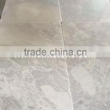 White marble leopard tumbled flooring tiles from Turkey