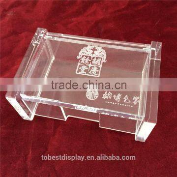 2016 Fancy Popular acrylic card holder, plastic card holder