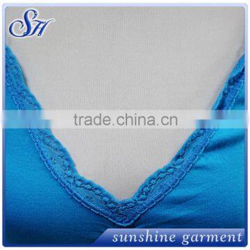 2016 Daily Wearing Sexy Cotton Spandex Camisole for Women