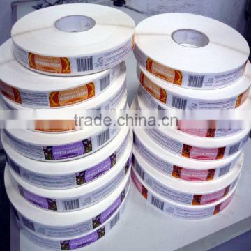 Customized food adhesive label sticker