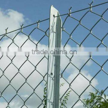 Angle iron post for Chain link fence/Angle post