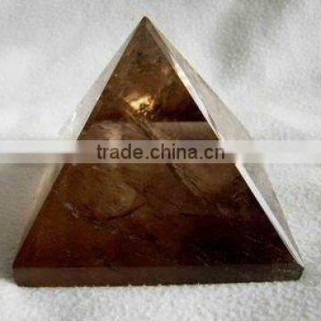 Natural Smoky Quartz Pyramid