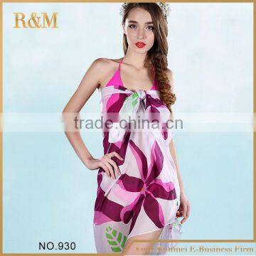 Latest Hot Selling beachwear pareo fabric