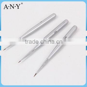 ANY Cheap Price Nail Art Design Wood Handle 3PCS Nail Drawing Brush Set