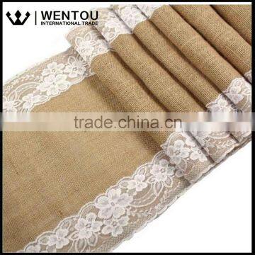 Rustic Lace Burlap Table Runner