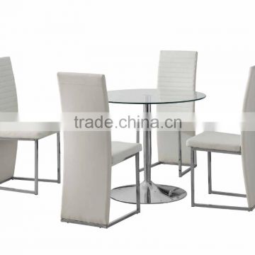 Round Luxury Dining Table and chairs set