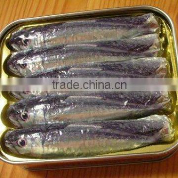 Canned sardines