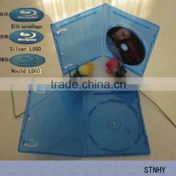 7mm bluray Single dvd case with Print Blu-ray logo