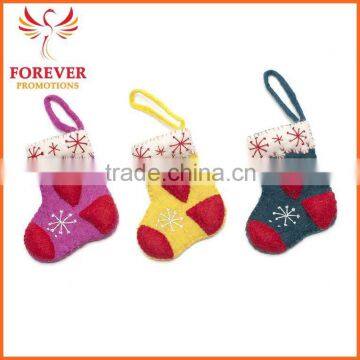 2015 New Products Handmade Felt Socking Decoration Supplier