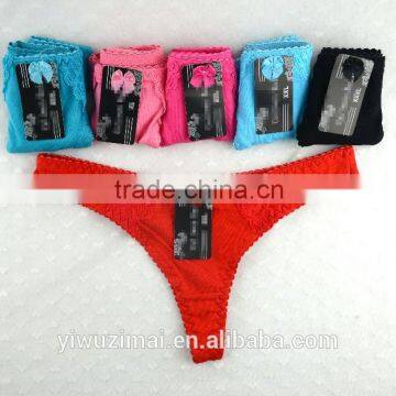 XL 2XL 3XL Cotton Women Sexy Lace Briefs Panties Thongs G-string Lingerie Underwear                        
                                                Quality Choice