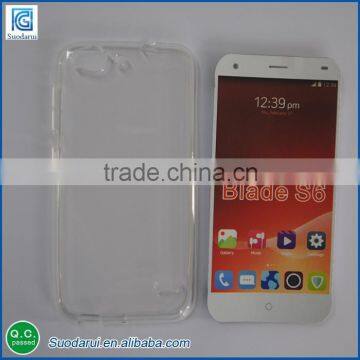 New TPU case High Clear Tranparent Soft Gel Cases Cover For zte blade s6