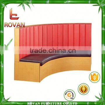 restaurant booth sofa red double side booth sofa