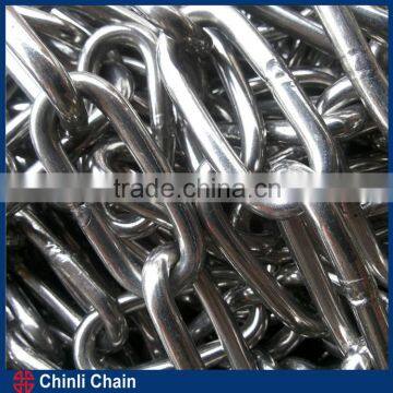 Stainless chain, steel chain, 304 316 stainless steel short link chain