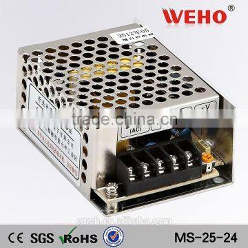 24v 1a power supply ,Mini-size, full range input smps MS-25-24