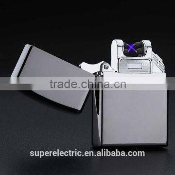 Professional design fashional usb lighters colorful custom electric double arc cigarette lighter                        
                                                Quality Choice