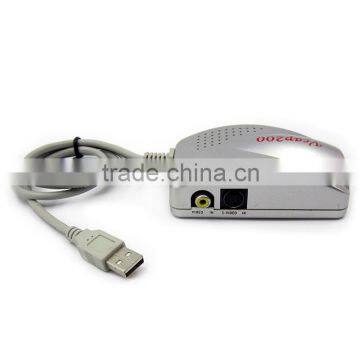 AV TO USB 2.0 Mini Box Switcher Electric Transformer TV-200USB photo-2