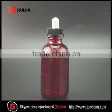 120ml Essential Oil Red Boston Glass Dropper Bottle With Childproof Cap Free Samples photo-2