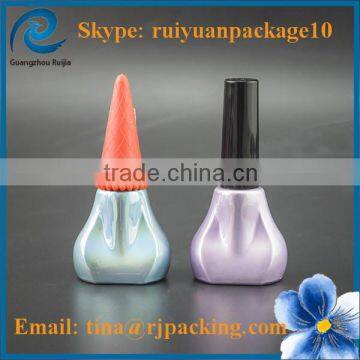 Unique Nail Polish Bottles/Empty Nail Polish Bottles Wholesale/15 ml glass bottle