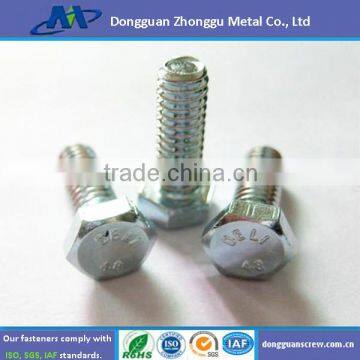 carbon steel hex bolt metric class 8.8