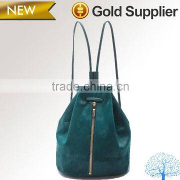 Drawstring bag print fashion backpack leather bag