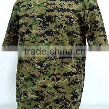 Camouflage Short Sleeve T-Shirt digital woodland