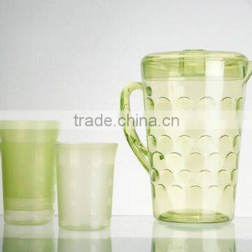 1500ML Transparent Plastic Ice Beer Pitcher with lid