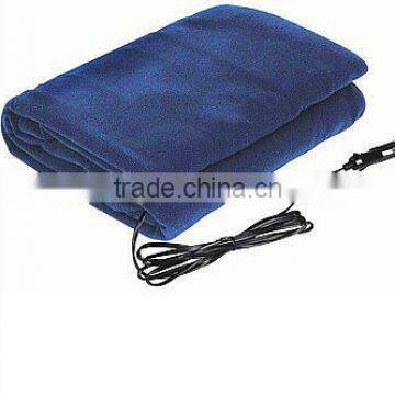 12 volt electric heating blanket, travel blankt, car heating polar fleece blanket