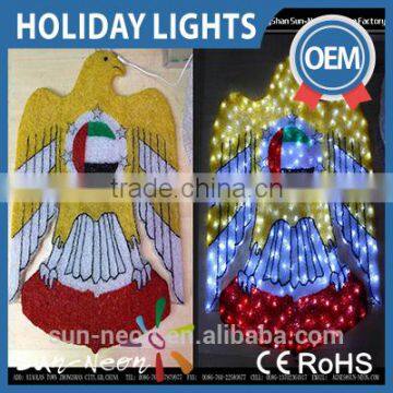 2D Christams Decorative Light Eagle Rope Light Motif