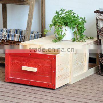 Wholesale drawer chest wood storage box solid wood paulownia boxes