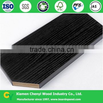 black melamine laminated MDF sheets