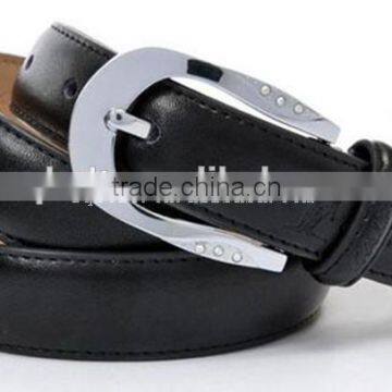 PU leather belt lady fance belt