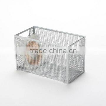 functional metal mesh small home organizer basket