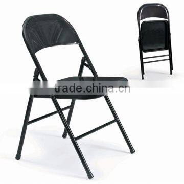 0.8mm painted steel tube upholstery folding chair without arm (NB3009)