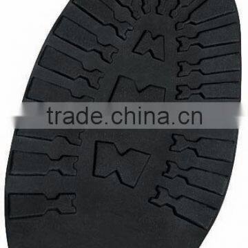 E025 Thick Tooth Shape Natural Rubber Soles For Shoe Repair Material