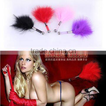 Acrylic anal plug, lady feather fox's tail butt plug, dog tail anal plug, butt plug tail