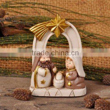 Hot Sales Nativity Set Resin Religious Crafts Nativity Set photo-3