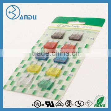 Best Price! Free Shipping,80pcs/bag Medium Size Flat Blade Zinc Car Fuse Set 3A 5A 10A 15A 20A 25A 30A 40A photo-6