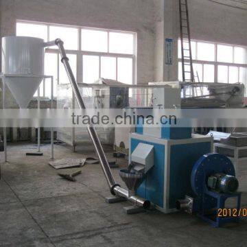 Plastic granules extruder to making pellets