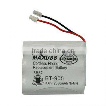 BT905 Cordless Phone Ni-MH Rechargeable Battery Pack BT-905 battery