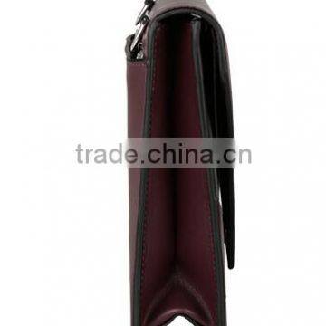 2016 HOT Design Fashion Lady Genuine Leather Envelope Clutch Bags With Color Matched Saffiano Leather Purse for Women photo-5