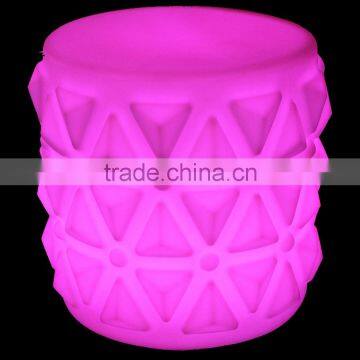 LED Cylinder Shaped Color Changing Decoration Chair Lamp photo-2