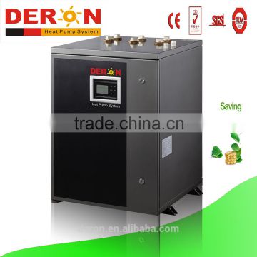 Deron ground to water heat pump ground source water heater for house heating hot water r410