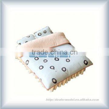 Ceramic double bed,CH-112c,Scale model ABS bed,NEW model ABS bed,architectural model furniture,model bed,beautiful bed