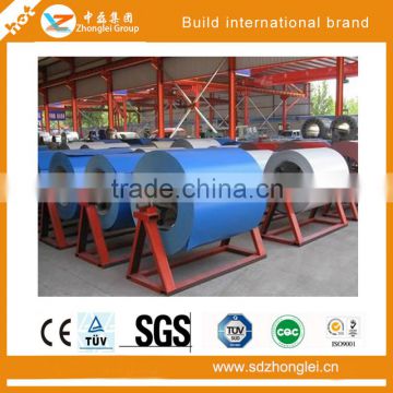 china factory color coated galvanized coll-rolled steel coil for roofing sheet