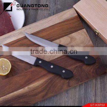 PP handle big steak knife set