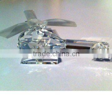 arrival crystal propeller-driven aircraft/airline/fighter aeroplane for crystal transport models with engraved (R-1048