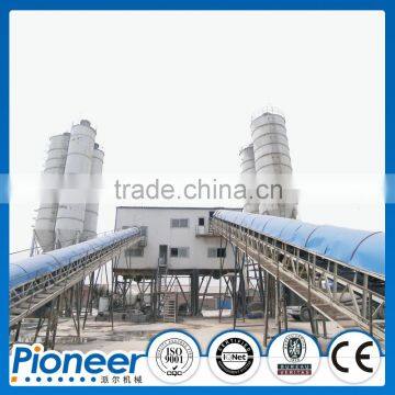 HZS60 belt conveyor contruction cement equipment