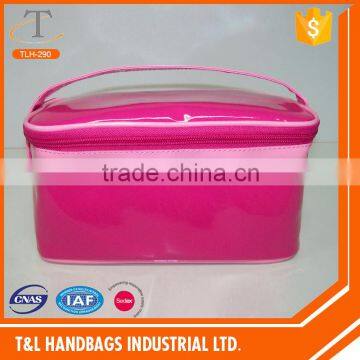 Patent PU cosmetic bag/ cosmetic display case made in china