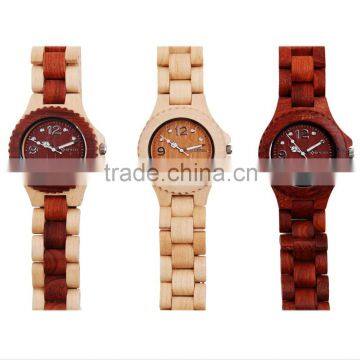 Mixed color Bewell Wristwatch Wooden Water Resistant Wooden WristWatch Women Men Bewell Wristwatch Wooden